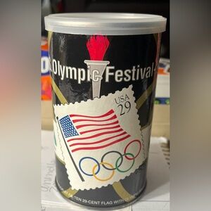 US Olympic Festival 1991 - Sealed Can with Booklet of 10 -29¢ Stamps Inside